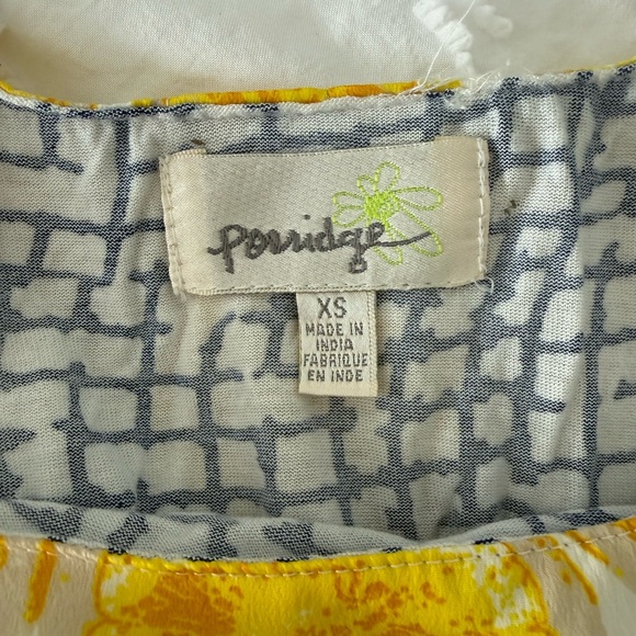 Anthropologie Porridge Lemon Print Layered Look Tank - Picture 9 of 10